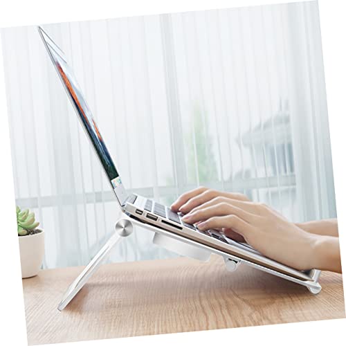 Laptop Cooling Pad Dual 3800 Fans Laptop Stand for Notebook Pc Holder Triangle Frame with Non-Slip Support Portable Computer Stand for Home Office Travel