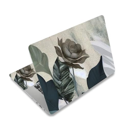 DINKY Laptop Skin Sticker Decal, 12" 13" 13.3" 14" 15" 15.4" 15.6 inch Laptop Universal Reusable Vinyl Skin Stickers Cover Art Decal Notebook PC Personalized Protector-Rose - color: Rose