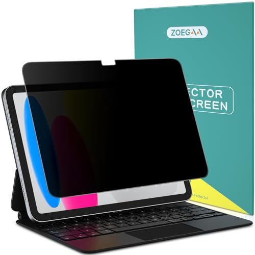 ZOEGAA iPad A16 Privacy Screen Protector For 10.9/11 Inch 2022/2025 Release. - size: iPad A16 11th/10th 2025/2022