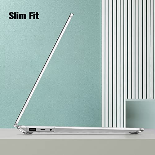 Fintie Case for 13.5 Inch Microsoft Surface Laptop 5/4/3 with Metal Keyboard (Model: 1951/1868) - Protective Slim Snap On Hard Shell Cover (Crystal Clear) - color: Crystal Clear