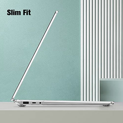 Fintie Case for 13.5 Inch Microsoft Surface Laptop 5/4/3 with Metal Keyboard (Model: 1951/1868) - Protective Slim Snap On Hard Shell Cover (Crystal Clear) - color: Crystal Clear