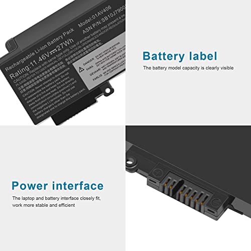 TREE.NB 01AV406 Laptop Battery for Lenovo ThinkPad T460s T470s Series Notebook Internal 00HW038 00HW025 00HW024 01AV462 01AV405 01AV407 01AV408 SB10J79003 L16M3P73 - size: 7.99x2.05x0.31inch 01AV406