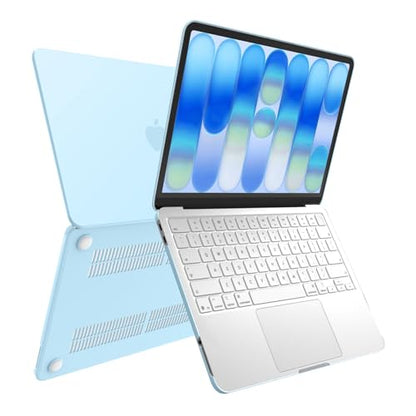 AKIT for MacBook Neo 13 Inch Case 2026 Model A3404, Air Blue | Anti-Scratch Protective Matte Hard Shell, 2 Keyboard Covers, Screen Protector - color: Blue