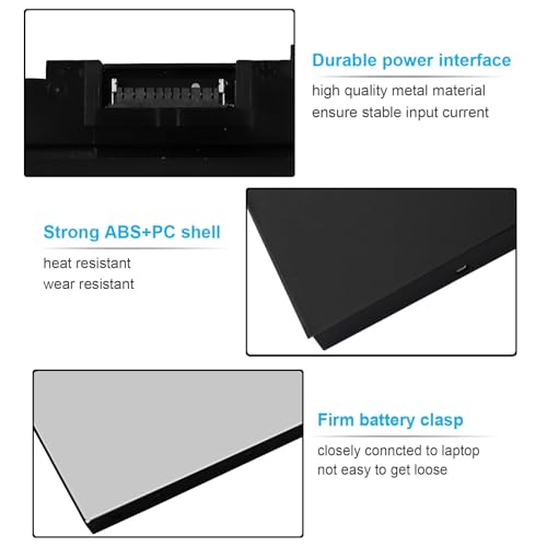 Emanjor 97Wh Type NYFJH 11.4V Laptop Battery Replacement for Dell Precision 7530 7540 7730 7740 P34E P34E001 P34E002 P74F P74F001 P74F002 451-BCGI 0WNRC 00WNRC GW0K9 0GW0K9 6-Cell