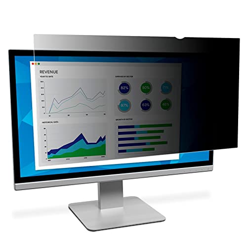 3M Privacy Filter for 21.5 Inch Widescreen Monitor, Reversible Gloss/Matte, Reduces Blue Light, Screen Protection, 16:9 Aspect Ratio (PF215W9B) | Reversible Gloss/Matte, Reduces Blue Light, Screen Protection, (PF215W9B)