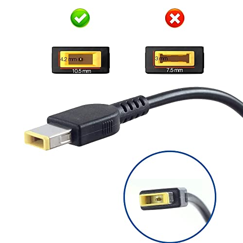 Car Laptop Charger Compatible Cigarette Lighter with Lenovo Thinkpad T460 T470 T470S T431S T440 T440S T440P T450 T460S E531 E570 E560 L470 L460 L440 X270 X250 X240 G40 G50; Yoga 2 11 11s 13 2 Pro 13