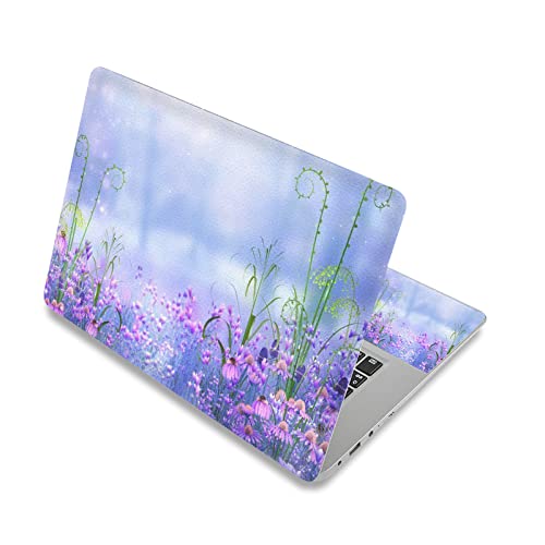 Laptop Skin Sticker Decal,12" 13" 13.3" 14" 15" 15.4" 15.6 inch Laptop Skin Sticker Cover Art Decal Protector Notebook PC (Lavender) - color: Lavender