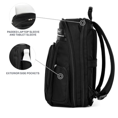 Travelpro Platinum Elite Laptop Travel Backpack, Business, Water Resistant, Men and Women - color: Black, size: 17.5 inches