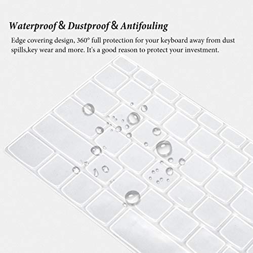 Keyboard Cover Skin for Lenovo Ideapad Flex 5i 14" 2 in 1 Laptop/Yoga 7i 5i 14/ Flex 5 5g 14" 2-in-1 Laptop/Flex 5 14IIL05 14 /Idepad S540 14/ ThinkBook 14 Gen 2 Gen 4/ThinkBook 14s Yoga- Clear - color: Clear