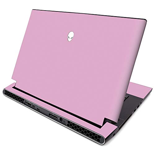 MightySkins Skin for Alienware M15 R2 (2019) - Solid Pink | Protective, Durable, and Unique Vinyl Decal Wrap Cover | Easy to Apply, Remove, and Change Styles | Made in The USA (ALWM15R219-Solid Pink) - color: Solid Pink
