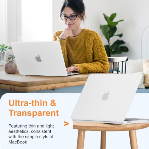 Matte Finish Case for MacBook Neo 13 inch 2026 Model A3404, Matte Clear | Exact Fit Scratches & Fingerprints Resistant, Ultra-Thin Matte Frosted Protective Hard Shell Mac Neo Case and Keyboard Cover - color: Matte Clear