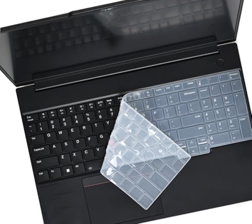 Keyboard Skin Compatible for 2025-2022 Lenovo ThinkPad E16 L16 T16 P16 P16v P16s 16 inch, Thinkpad L15 Gen 4/3 15.6" (Not Compatible for Thinkpad Z16, L15 Gen 2/1) (Clear) - color: Clear