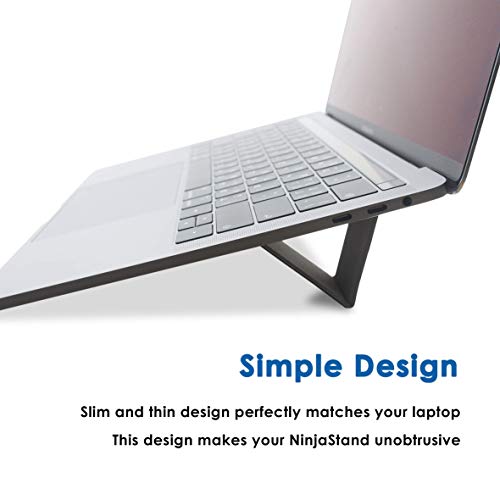 NinjaStand - Super Light/Thin/Portable Laptop Stand for 13" ~ 16" Laptops