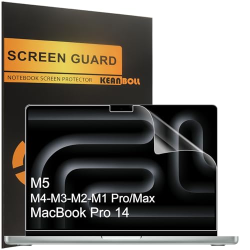 KEANBOLL 3 Pack Designed for MacBook Pro 14 Inch Screen Protector (2026-2021,M5, M4, M3, M2,M1 Pro/Max Chip), Anti Glare and Anti Fingerprint (Matte) Shield - size: MacBook 14.2 inch