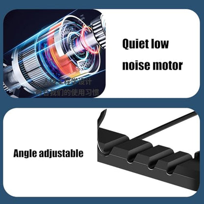 Laptop Cooling Pad with 2 Port USB for 11inch-18inch Notebook Gaming Fan Stable Stand Adjustable 2 USB Port Cooling Stand
