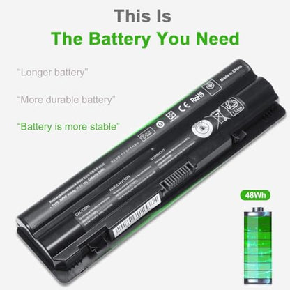 LQM 11. 1V 50Wh New Laptop Battery for Del XPS 14 15 17 | Compatible with Dell XPS 14 (L401X)/ 15 (L501X)/ 15 (L502x)/ 17 (L701X)/ L702X Laptops Part Numbers: J70W7, 312-1123, JWPHF - color: XPS14
