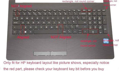 Keyboard Skin Compatible for 15.6" HP Pavilion 15-dy/dw 15-db/da 15-bs/bw 15-ef 15t 15z 15t-dw400 15-dy2024nr dy2021nr 15-dy2073dx 15-dw4047nr dw3021wm 15-db0011dx 15-ef1023dx/HP 17t 17-bs/ca/by (Pink - color: Pink