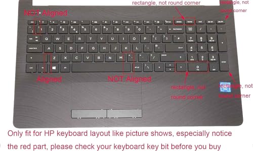 Keyboard Skin Compatible for HP Spectre X360 15-EB 15-df 15-ch 15-eb1043dx /HP Pavilion 15-cs/cc/cb/bw/bs/dw/dk/da/dq/dp Series 15-cs3065cl 15-dk0056wm dk0046nr 15-dq1071c1 15-dw0081wl (Mix Colors) - color: Mix Colors