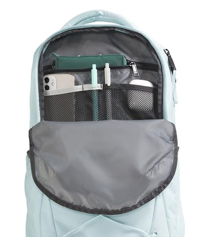 The North Face Jester Everyday Laptop Backpack, Ice Bl/Blk, OSFA | Commuter Travel Bag, Laptop Sleeve, Water-Repellent - color: Ice Blue/Tnf Black