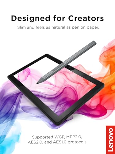 Lenovo Slim Pen – Magnetic Precision Stylus for Lenovo Laptops – 4096 Pressure Levels, Tilt Sensitivity, Rechargeable, Perfect for Drawing, Digital Art, Note-Taking - style: Slim Pen