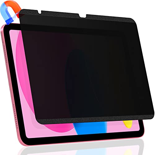 Mamol Magnetic iPad 11th generation (A6, 2025)/ 10th generation (2022) Privacy Screen Protector, iPad 10.9 inchAnti Blue Light Glare Spy Privacy Filter - size: iPad 10th Gen 2022/11th Gen 2025