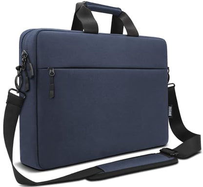 TECOOL 14 Inch Laptop Bag, Waterproof Laptop Case Sleeve Messenger Bag | Briefcase Carrying Case with Shoulder Strap for 14 Inch Lenovo HP Dell Acer ASUS Notebook, MacBook Air 15,Dark Blue - color: Dark Blue, size: 14-15 Inch