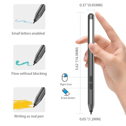 Stylus Pen for HP Omnibook X Flip Envy/Pavilion/Spectre x360 300Day Battery - color: Grey