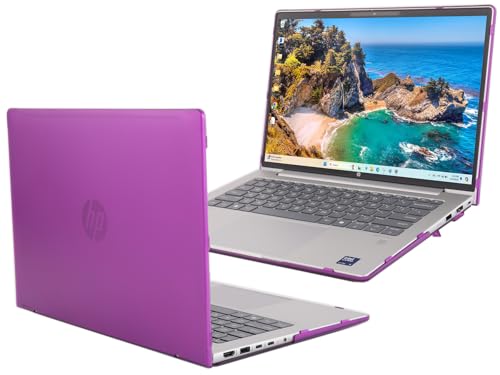 mCover Case ONLY Compatible for 2024 ～ 2025 14-inch HP ProBook 440/445 G11 Series Windows Notebook PC (NOT Fitting Any Other HP Models) - Purple - color: Purple
