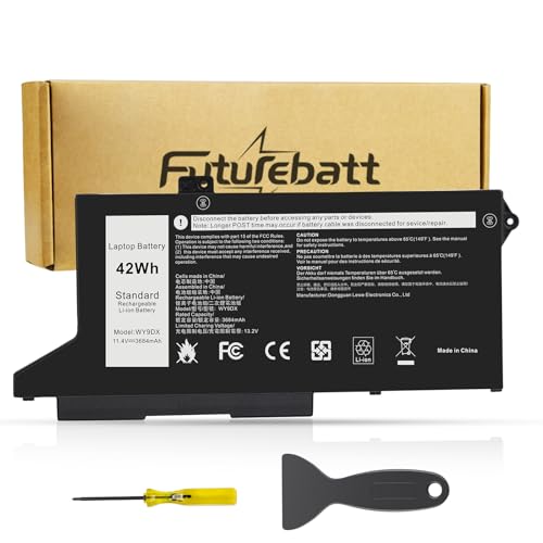 Futurebatt WY9DX Laptop Battery Replacement for Dell Latitude 5420 5520 Precision 15 3560 Dell P137G P137G001 P104F P104F001 Series RJ40G 01K2CF 075X16 0WK3F1 0M3KCN 005R42 11.4V 3500mAh 3-Cells - size: WY9DX