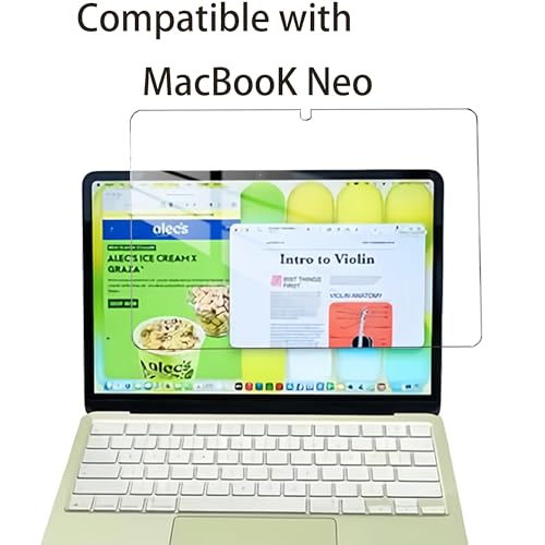 Tempered Glass Screen Protectors Compatible with MacBooK Neo,13 Inch Anti Scratch, Bubble Free, 9H Hardness