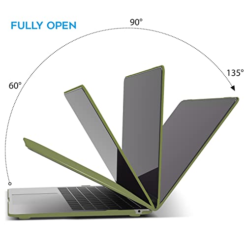 IBENZER Compatible with 2022 2021 2020 MacBook Air 13 inch case M1 A2337 A2179 A1932, Plastic Hard Shell Case for Mac Air 13 Retina Display with Touch ID, Matcha Green,AT13MOGN - color: Matcha Green