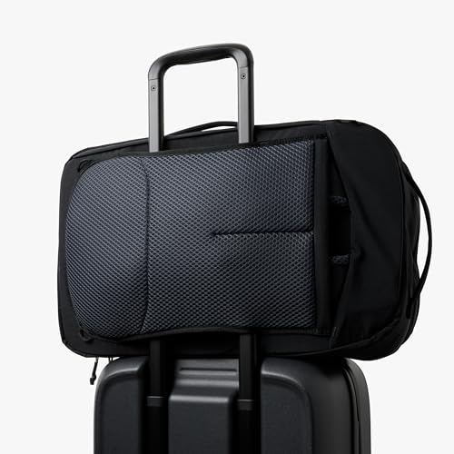 Bellroy Lite Travel Pack 38L (carry-on backpack, large travel backpack for international travelers, with laptop pocket, interior packing cells and tuck-away shoulder straps) - Black - color: Black