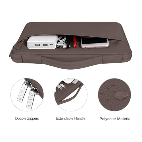 MOSISO Compatible with MacBook Air 13 inch Case M5 2026 M4 2025 M3 M2 2024-2022 A3449 A3240 A3113 A2681,Hard Shell&Sleeve Bag&Keyboard Skin&Webcam Cover&ScreenFilm for MacBook Air 13.6, Beige Brown - color: Beige Brown
