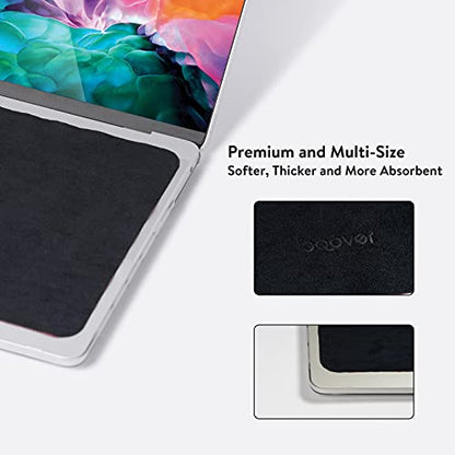 2 Pack Reversible 13" Microfiber Laptop Keyboard Cover Cloth for MacBook 13’’,Microfiber Liner Cleaning Cloth for MacBook (13'' MacBook)