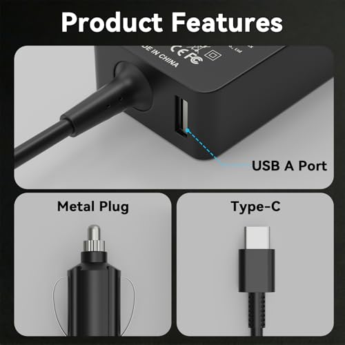 100W Laptop Car Charger USB-C for Dell/Lenovo/LG/HP/Samsung/MacBook Pro/Air | For Latitude/XPS/Precision,ThinkPad/Yoga,Spectre/Elitebook,Chromebook,Galaxy,Car Charger USB C For Computer - color: Black1