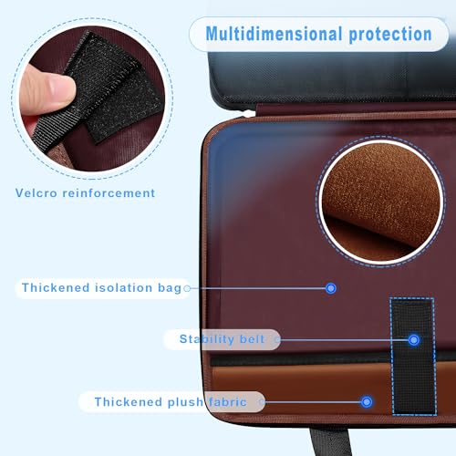 Laptop Case 15 15.6 16 inch Sleeve, Expandable Computer Hand Bag with Multi-pockets Compatible with MacBook Pro 16 inch M4/M3/M2/M1, MacBook Air/Pro 15 inch and 15-16 inch Notebooks，B04K01
