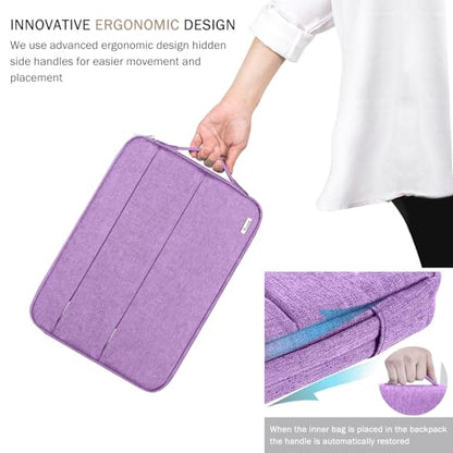 Voova 15-14 Inch Laptop Sleeve, Laptop Case, MacBook Case, Lavender | Slim splash-proof 14-inch laptop sleeve compatible with MacBook Pro M1-M5 Max, HP, Lenovo, Acer and Asus for daily use - color: Lavender, size: 14-15 Inch
