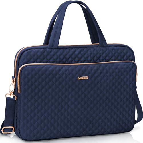 Laptop Case Bag Women Men Computer Sleeve Compatible with MacBook/Dell/HP/Acer/ASUS, Waterproof Shoulder Carrying Briefcase, Blue, 15.6-16 Inch - color: Blue, size: 15.6 Inch