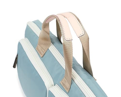 360° Protective Muti Pockets Laptop Shoulder Bag Sleeve Case For MacBook Pro 16" and 15 inch-15.6 inch Laptop (Light Blue) - color: Light Blue, size: 14 inch