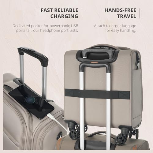 Verage Underseat Carry On Luggage with Wheels, 14.5-Inch Spinner Small Suitcase, Softside Lightweight Travel Bag for Men and Women, Airplane Carry On Bag, Pebble Gary - color: Pebble Grey, size: Basic Underseat