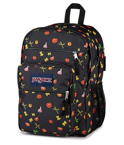 JanSport Laptop Backpack - Computer Bag with 2 Compartments, Ergonomic Shoulder Straps, 15” Laptop Sleeve, Haul Handle - Pasta Party - color: Pasta Party