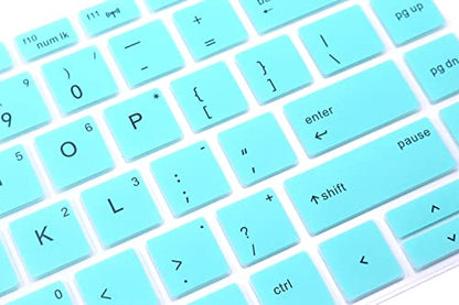 Silicone Keyboard Cover Skin Compatible for 14" HP ProBook 440 445 G5 G6 G7, HP ProBook 430 G5 13.3", HP ProBook x360 440 G1, HP ProBook 640 G4 G5 (Mint) - color: Mint