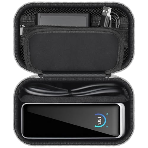 Power Bank Case Compatible with Anker Prime Power Bank 26250 (300w)/ 27650/ 25000/ 24000mAh(737) Power Banks, Storage Organizer for 100W Charging Base, Cable for Business Travel Outdoor Use (Box Only) - style: For Power Bank Only