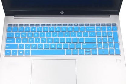 Keyboard Skin Compatible for 15.6" HP Laptop 15-fc 15-fd 15t-fd 15z-fc Series, HP Pavilion 15 15-eg/eh/er 15t-eg200/eg300 15z-eh300 Series, HP Pavilion 17z 17z-cp000 17z-ca200 17-cn 17-cp Series (Blue - color: Blue