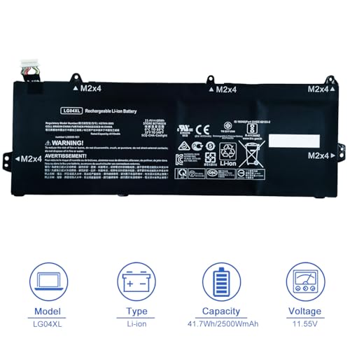 LG04XL 68Wh Laptop Battery Compatible with HP Pavilion 15-CS 15-cs1067 15-cs1068 15-cs1069 15-CS3011NF 15-CS1891NZ 15-cs1002ns Series Notebook LG04XL HSTNN-IB8S L32654-005 L32535-1C1 4416mAh 4-Cell