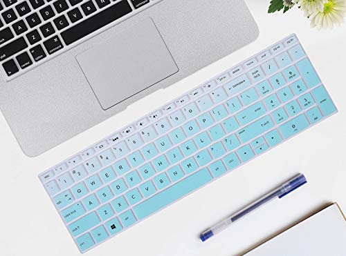 iKammo Keyboard Cover Skin Compatitle 15.6" HP Pavilion x360 15-DQ0953CL, HP Envy X360 15M-BP012DX 15M-BP011DX 15M-BQ021DX, Pavilion 15-CB010NR 15-CB071NR 15-CC020NR, 17.3" HP Envy 17M-AE111DX - color: GRADUAL-BOHELV