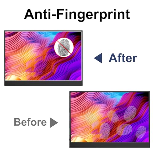 15.6" Portable Monitor Tempered Glass Screen Protector for ASUS/MNN/KYY/ARZOPA/ForHelp/InnoView/Lepow/Newsoul/QQH etc Other All 15.6 inch Portable Monitor with 16:9 Aspect Ratio,HD, Anti-Scratch Bubble Free