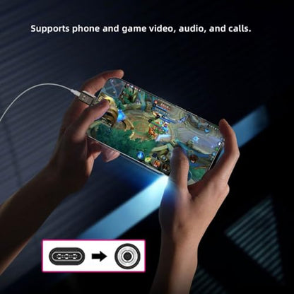 CY Audio Adapter Type C USB-C to DAC 3.5mm HiFi Audio AUX & MIC Sound Card 384kHz 32bit Adapter KT02H20 Compatible OMTP CTIA with Laptop Tablet Phone - style: USB-C to DAC 3.5mm 384kHz