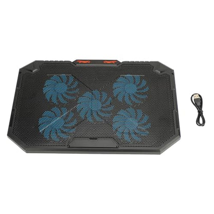 Laptop Cooling Pad, RGB Lighting, Iron, 7 Heights, Adjustable Angles, Laptop Cooling Pad, Prevent Overheating