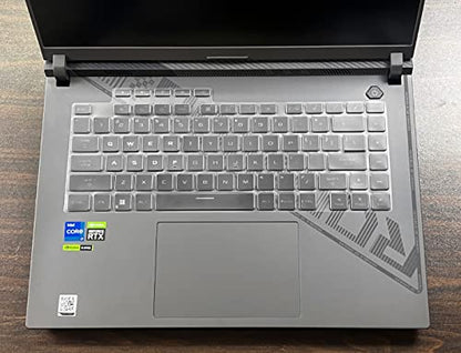 Keyboard Cover for 16" ASUS ROG Strix G16 2024 2023 G614 G614JV G614JIR G614JVR G614JI-AS94 Gaming Laptop, ASUS ROG Strix Scar 16 G634 G634JYR G634JZR G634JY G634JZ Keyboard Skin Protector - Clear